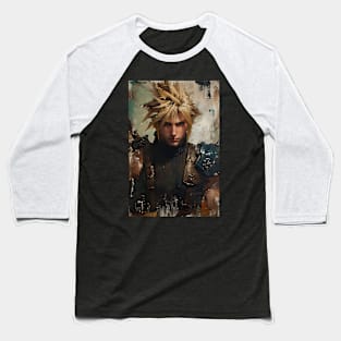 FF7 Rebirth Cloud Strife Baseball T-Shirt